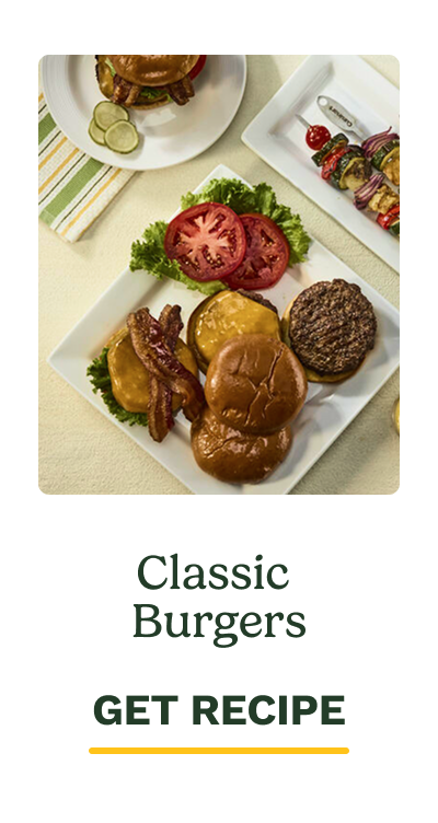 Classic Burgers GET RECIPE