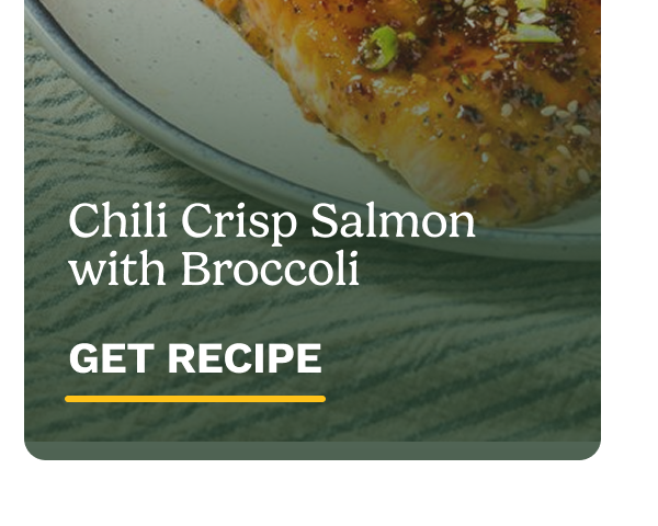 Chili Crisp Salmon with Broccoli