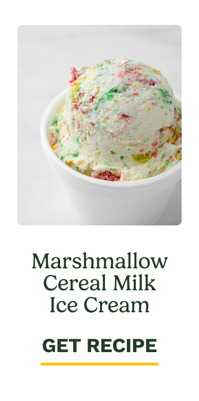 Marshmallow Cereal Milk Ice Cream