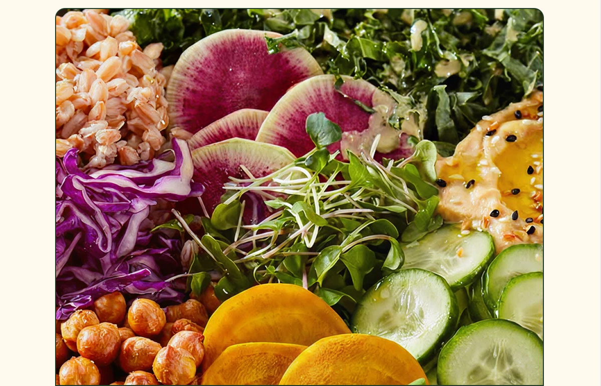Buddha Bowl  A feel-good flavor with perfectly chopped veggies using the Custom 14-Cup Food Processor.  GET RECIPE