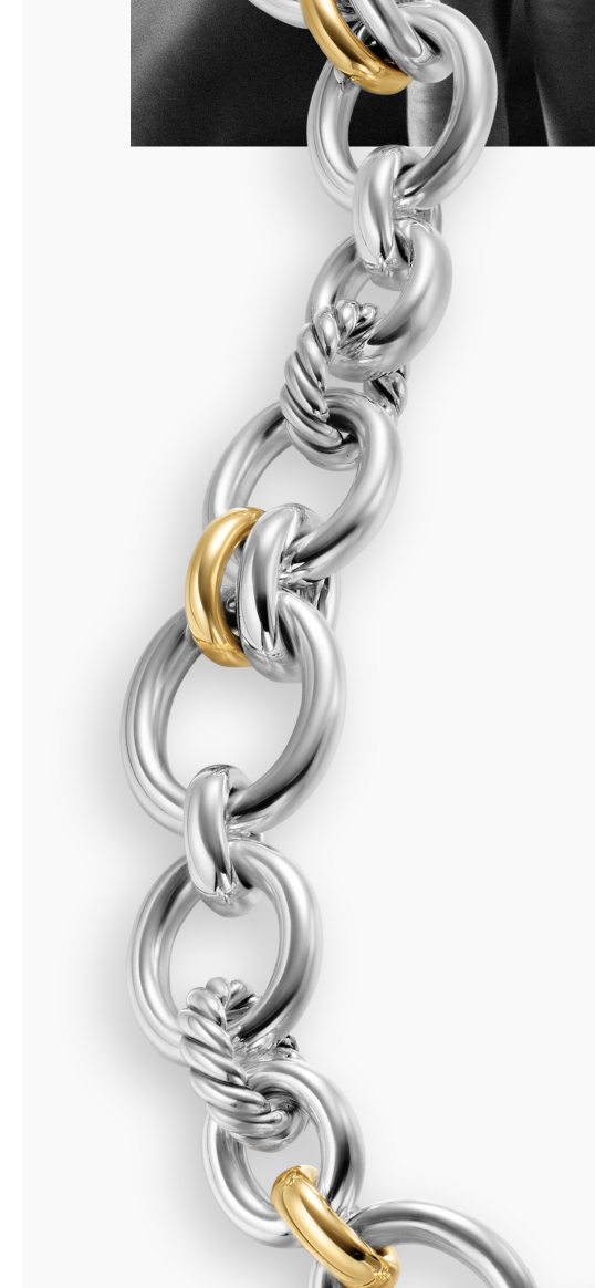 The oval-link bracelet you'll never take off, with touches of gold. Shop Now