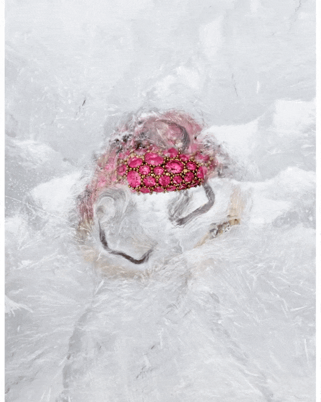 Radiant Icons. Pavé diamonds and gems are artistically hand-set in varying sizes, forming a micromosaic that catches the light with every movement.