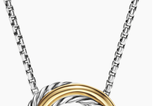 Interlocking pendant that symbolizes&nbsp; enduring connection