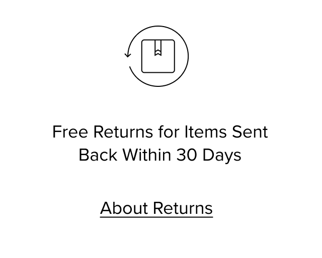 Enjoy Extended Holiday Returns. About Returns