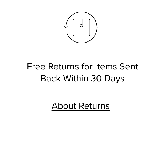 Enjoy Extended Holiday Returns. About Returns