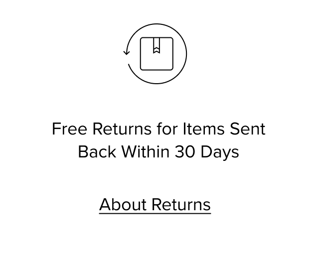 Enjoy Extended Holiday Returns. About Returns