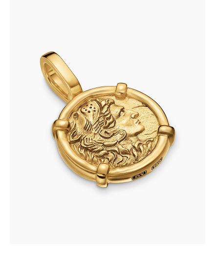 Alexander the Great Amulet 18K Yellow Gold, 20.5mm