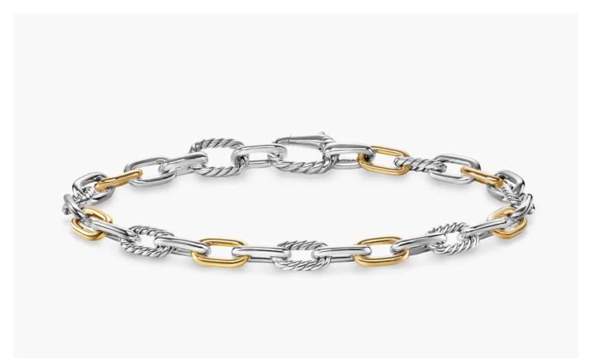 DY Madison® Heart Toggle Chain Necklace Sterling Silver with Diamonds, 3mm