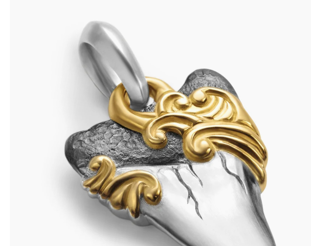 Waves Shark Tooth Amulet