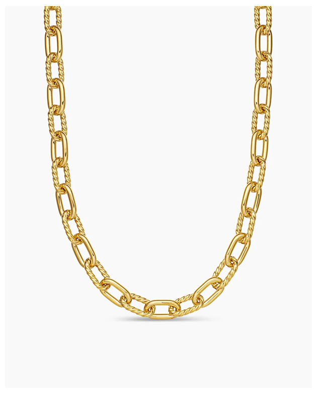 DY Madison® Chain Necklace 18K Yellow Gold, 11mm