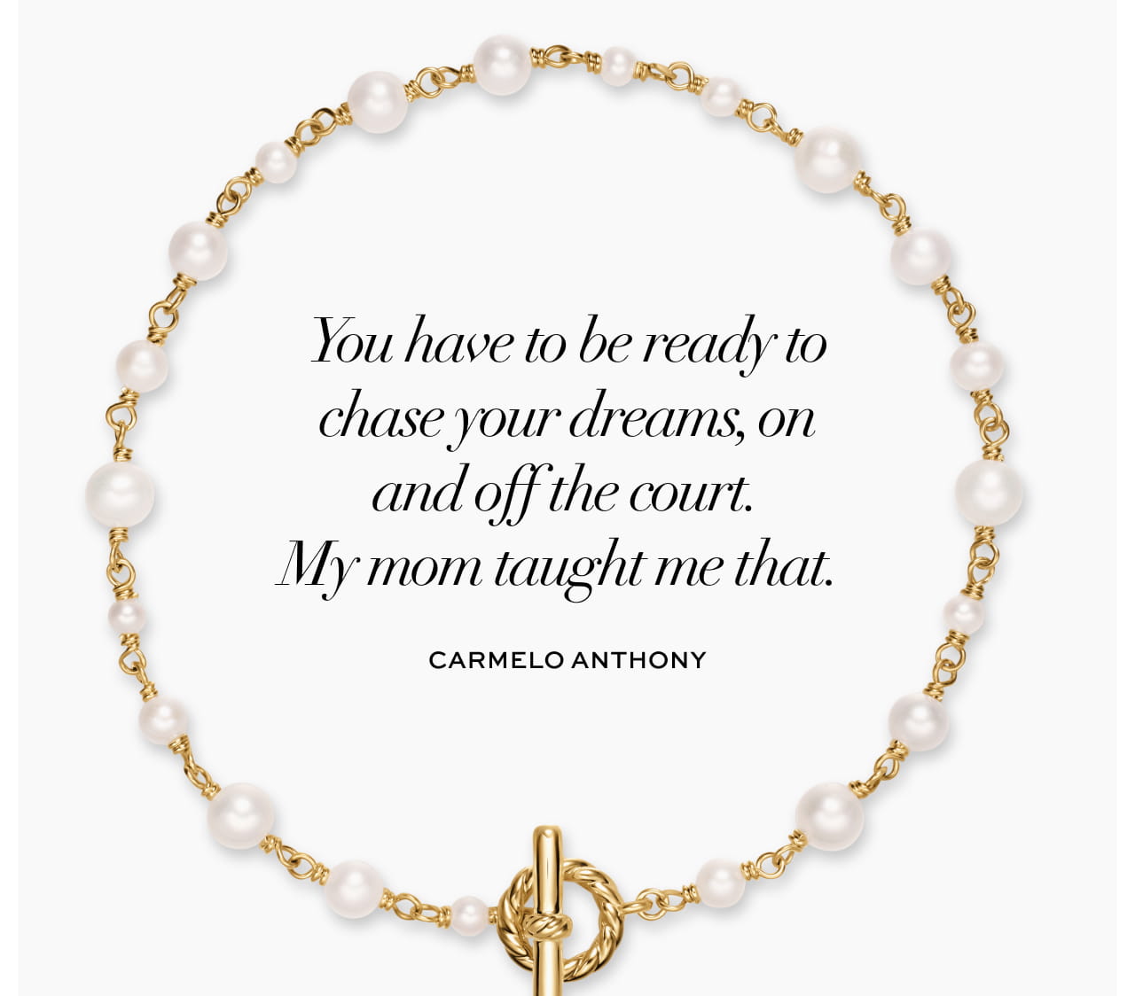Pearl Classics Toggle Chain Bracelet 18K Yellow Gold, 4.5mm