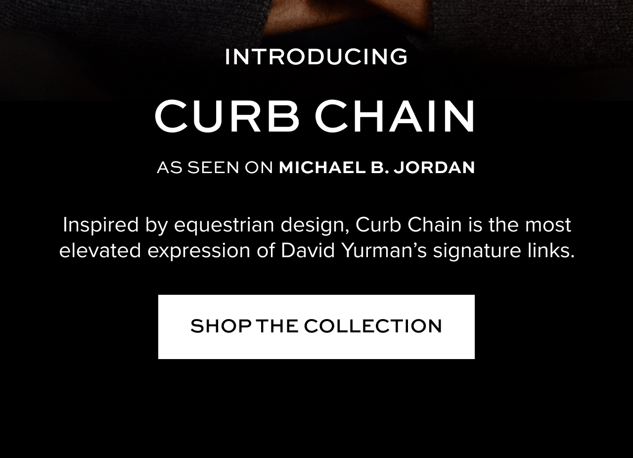 Introducing Curb Chain as seen on Michael B. Jordan - Shop the Collection