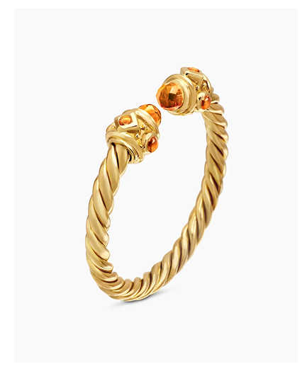 Renaissance® Ring 18K Yellow Gold with Madeira Citrine, 2.3mm