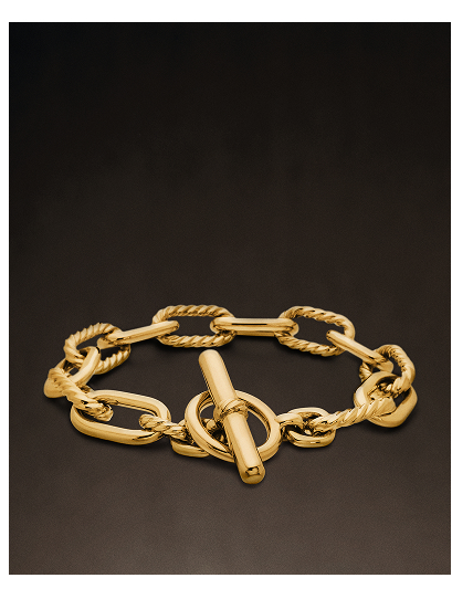 DY Madison® Toggle Chain Bracelet18K Yellow Gold, 11mm