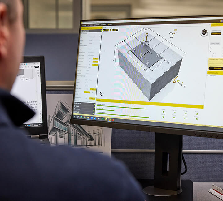 DEWALT Design Assist™ anchoring software dashboard 