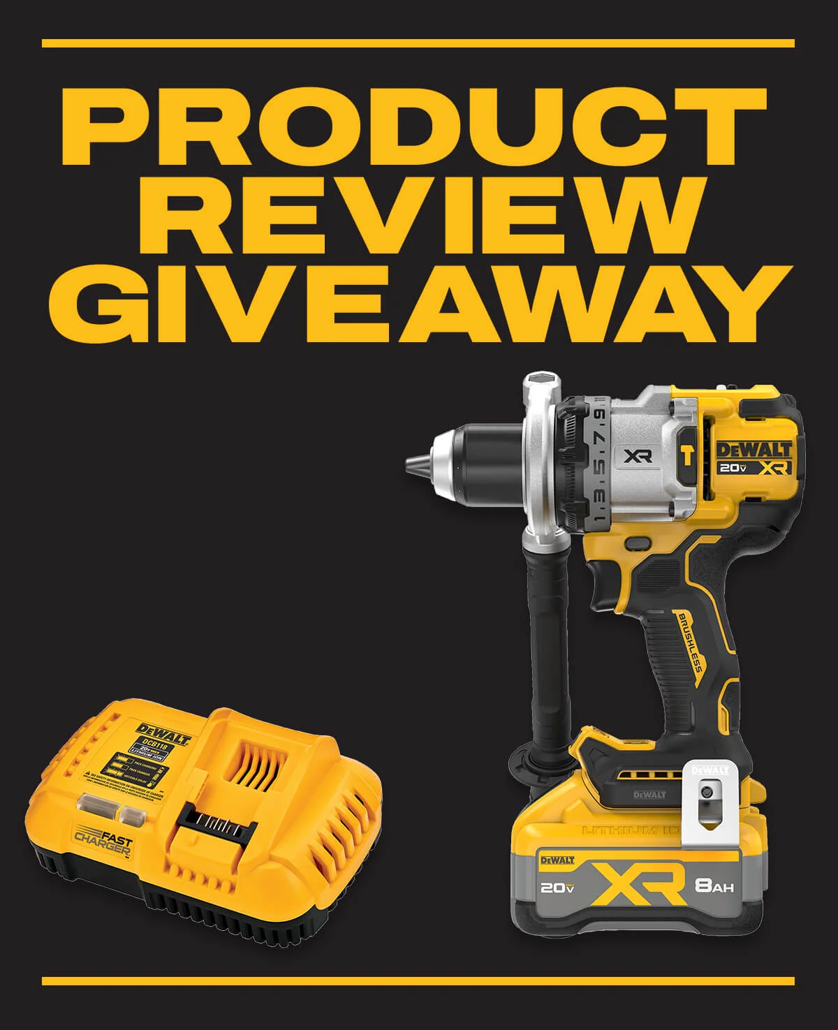 DEWALT® 2026 Product Review Giveaway