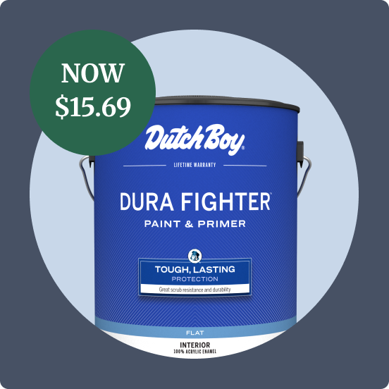 Dutch Boy Dura Fighter Interior product shot.