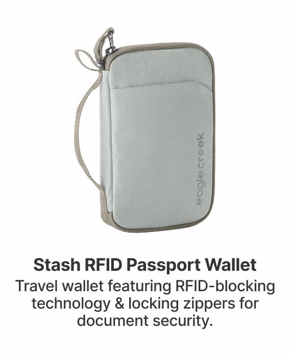 Stash RFID Passport Wallet