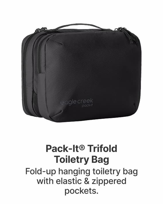 Pack-It Trifold Toiletry Bag