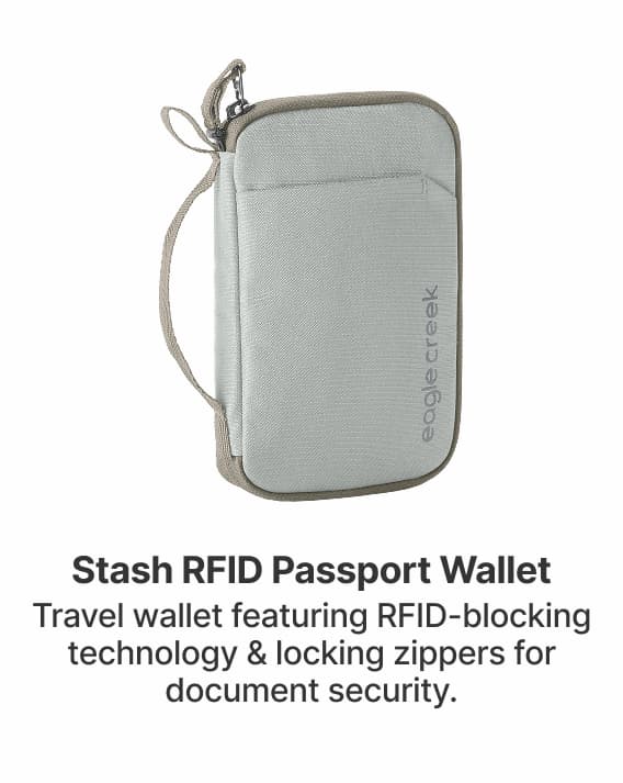 Stash RFID Passport Wallet