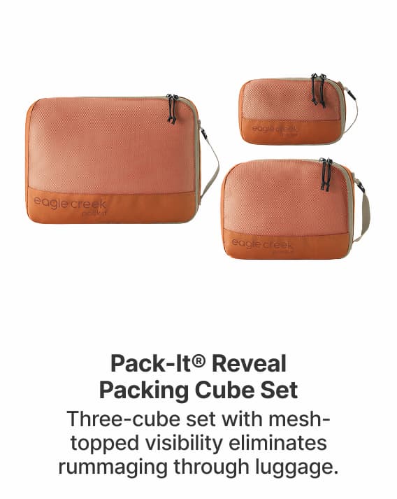 Pack-It Reveal Packing Cube Set