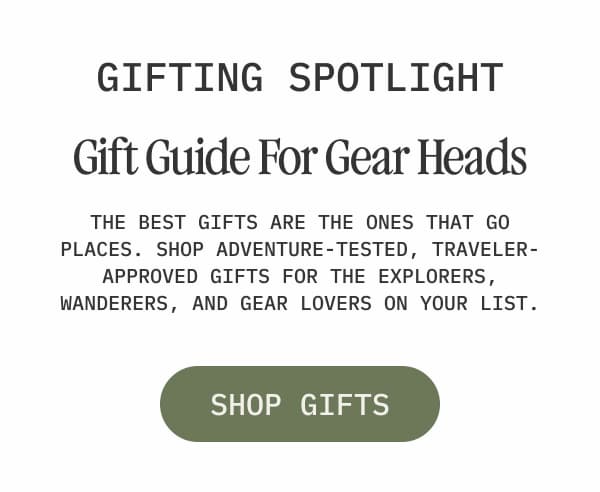 Gift Gear For Gear Heads