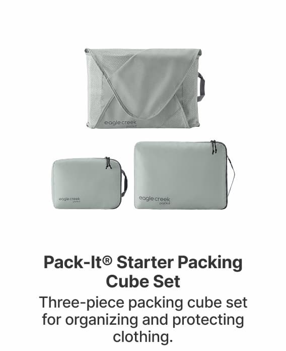 Pack-It Starter Packing Cube Set