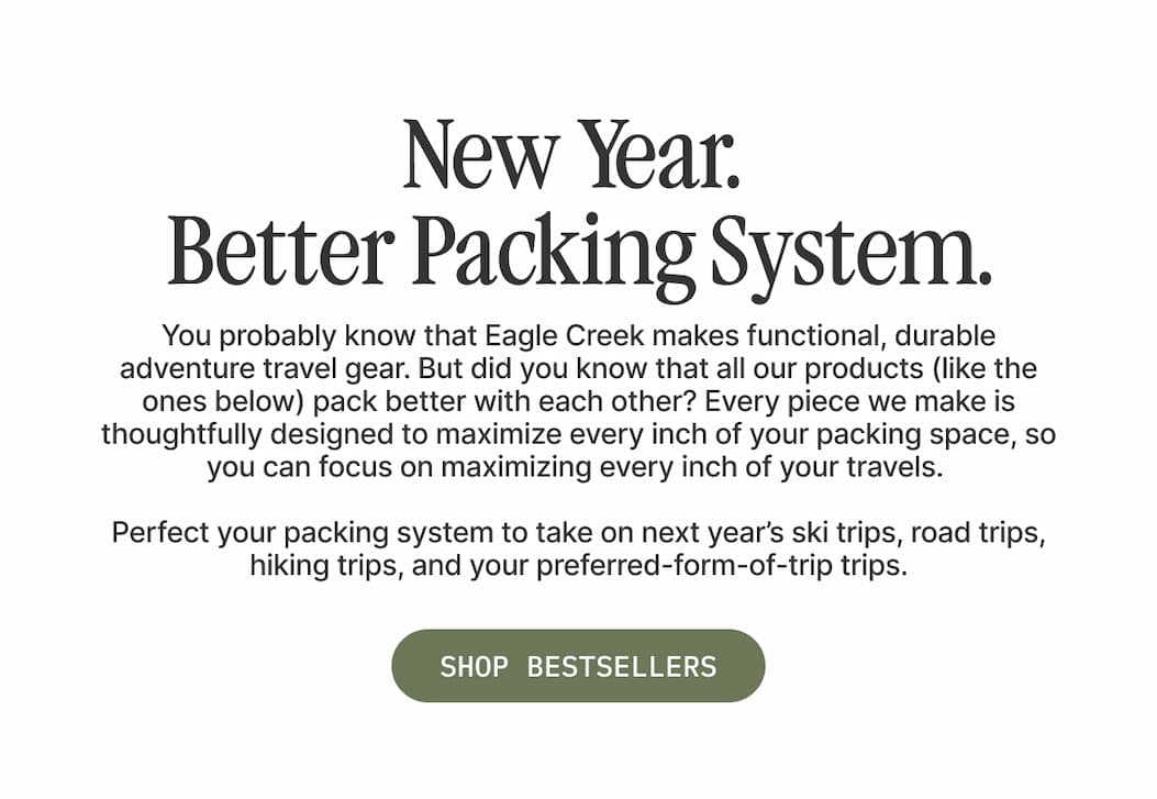 2026 Resolution: Pack With A System.