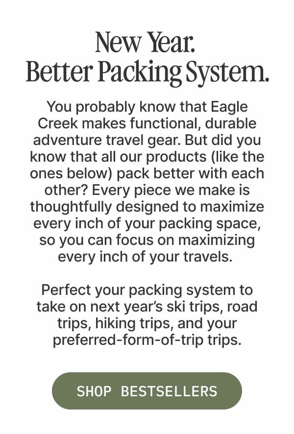 2026 Resolution: Pack With A System.