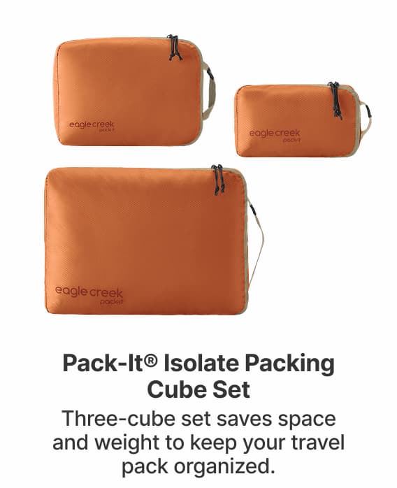 Pack-It Isolate Packing Cube Set