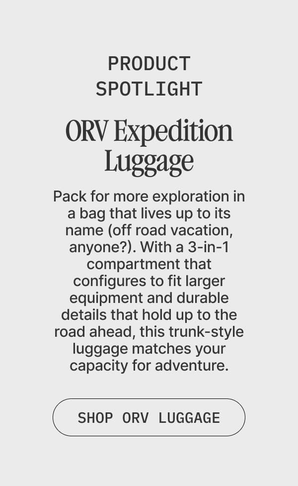 ORV Expedition Luggage