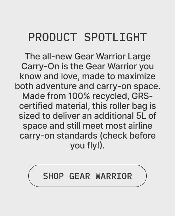 Gear Warrior Large Carry-On