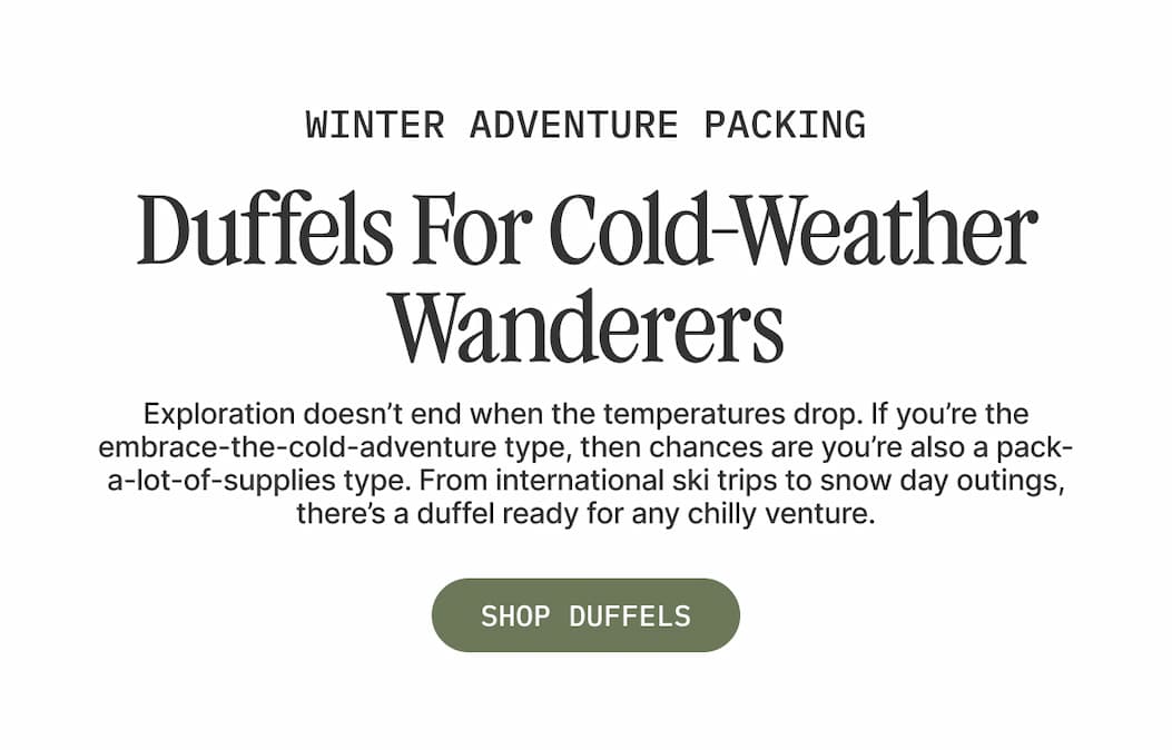 Winter Adventure Packing