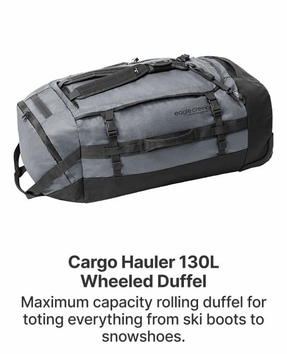 Cargo Hauler 130L Wheeled Duffel