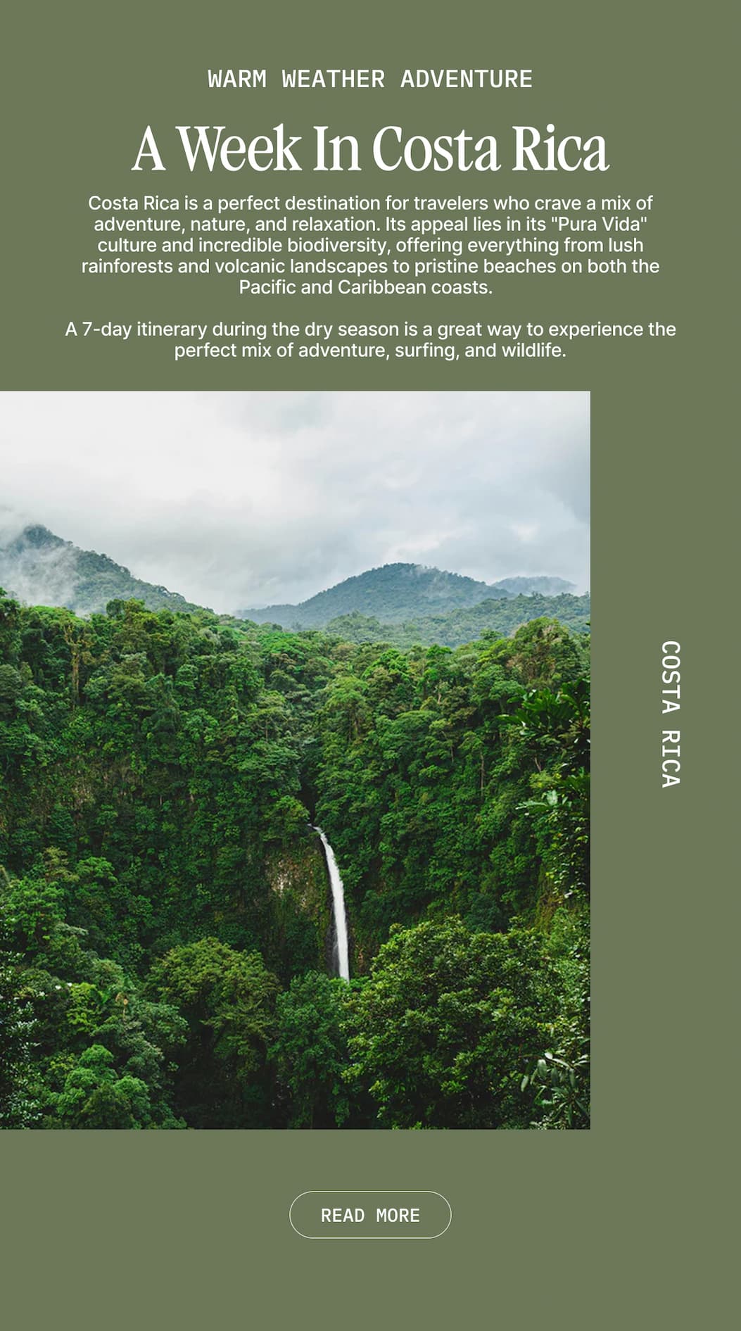 A Week In Costa Rica