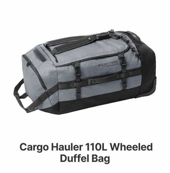 Cargo Hauler 110L Wheeled Duffel Bag