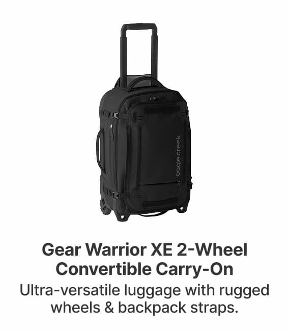 Gear Warrior XE 2-Wheel Convertible Carry-On