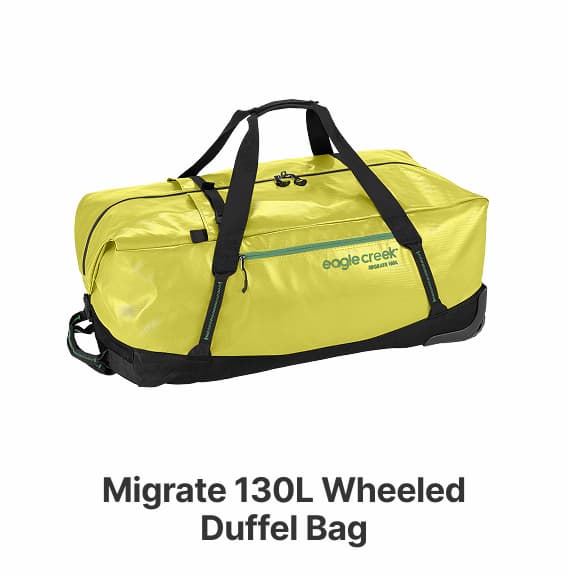 Migrate 130L Wheeled Duffel Bag