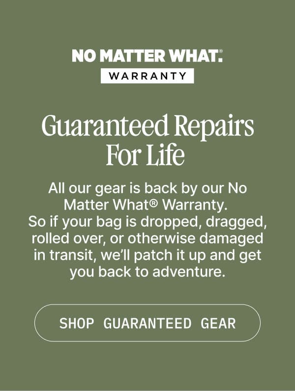No Matter What Warranty