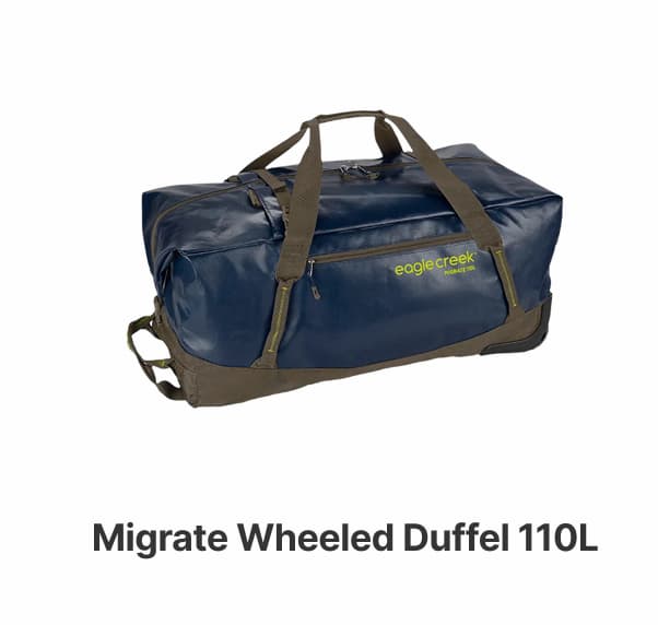 Migrate Wheeled Duffel 110L
