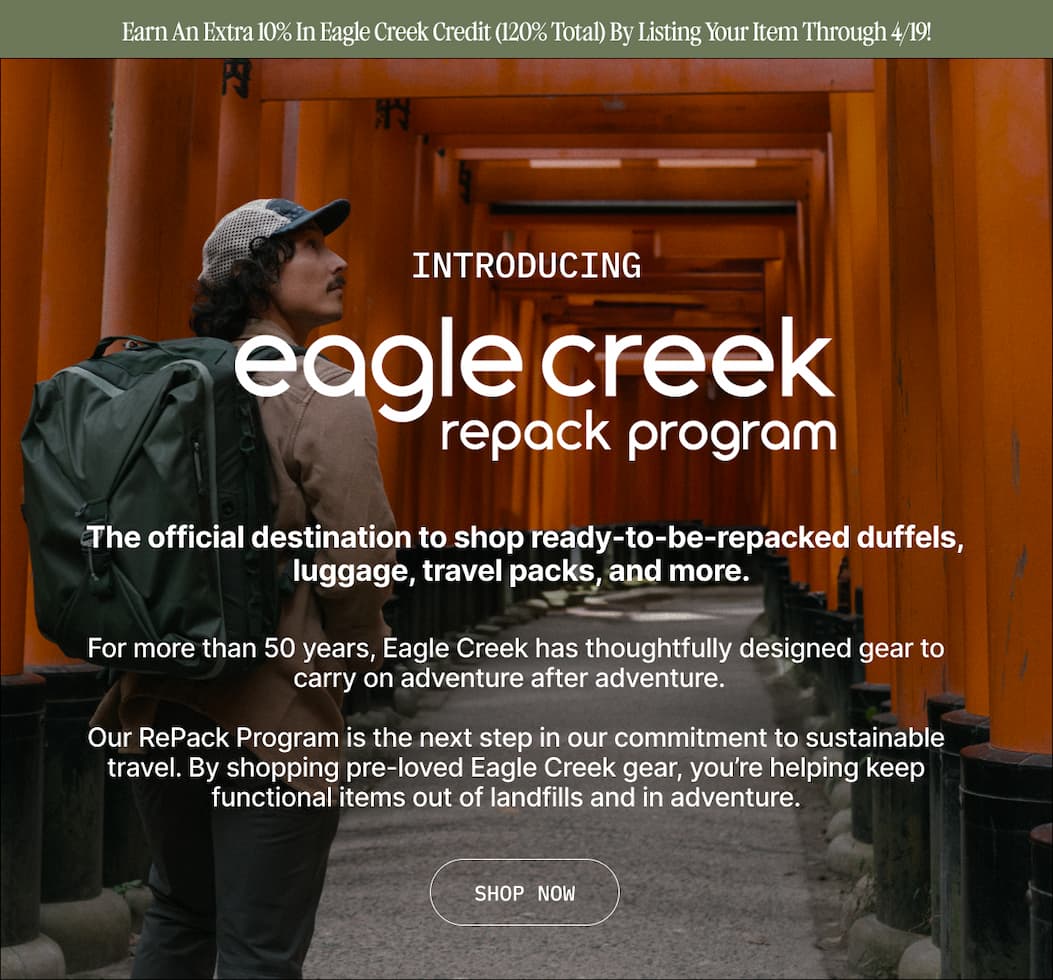 Eagle Creek RePack Program