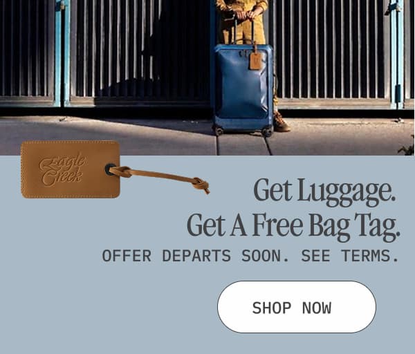 Get Luggage. Get a Free Bag Tag