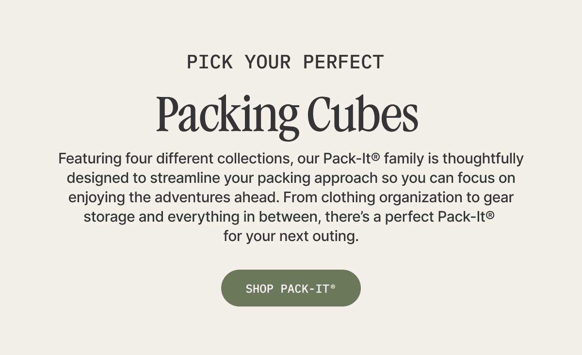 Pack-It Packing Cubes