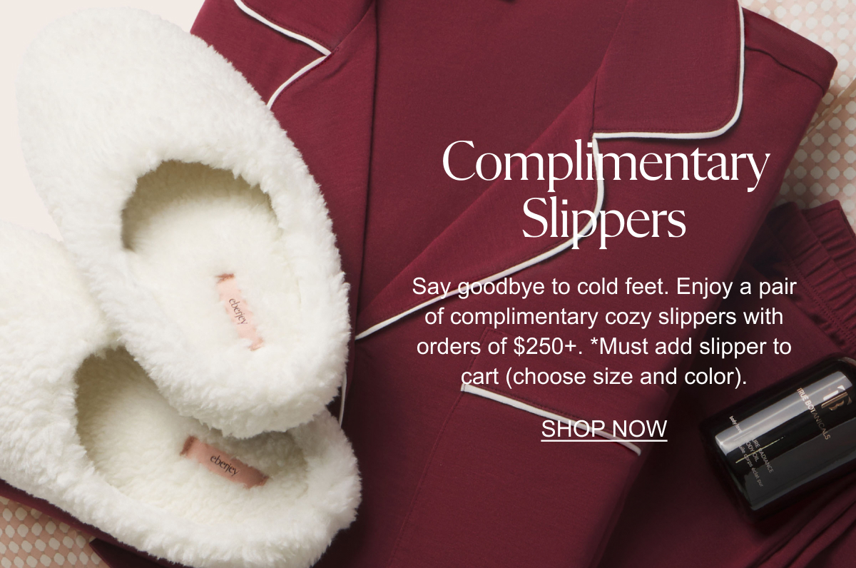 Complimentary Slippers