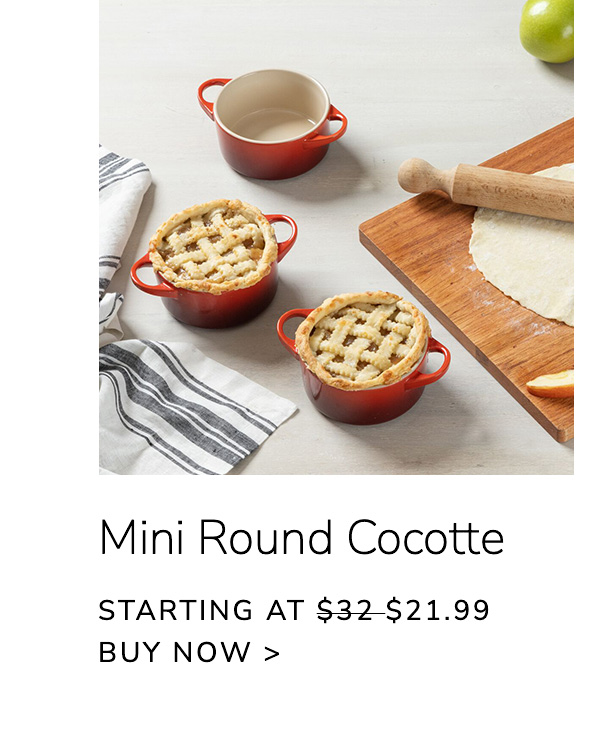 Mini Round Cocotte - Starting at $21.99 - BUY NOW