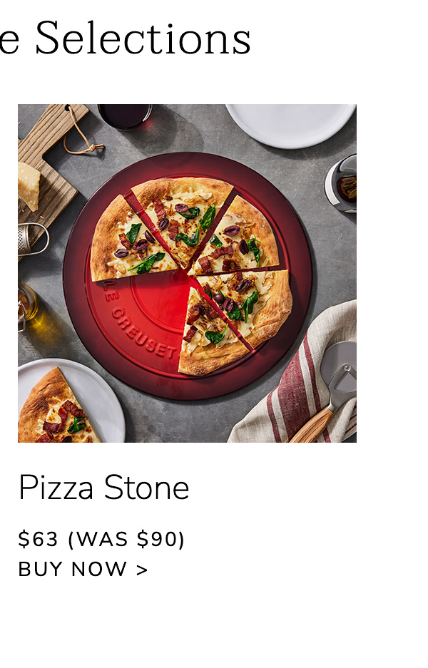 Pizza Stone - $63 (Was $90) - BUY NOW