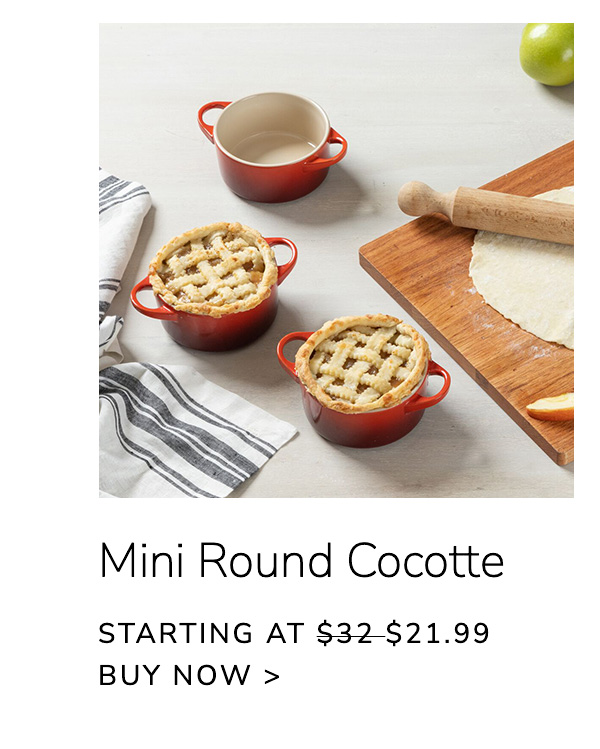 Mini Round Cocotte - STARTING AT $21.99 - BUY NOW