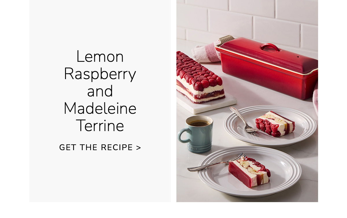 Lemon Raspberry and Madeleine TerrineGET THE RECIPE