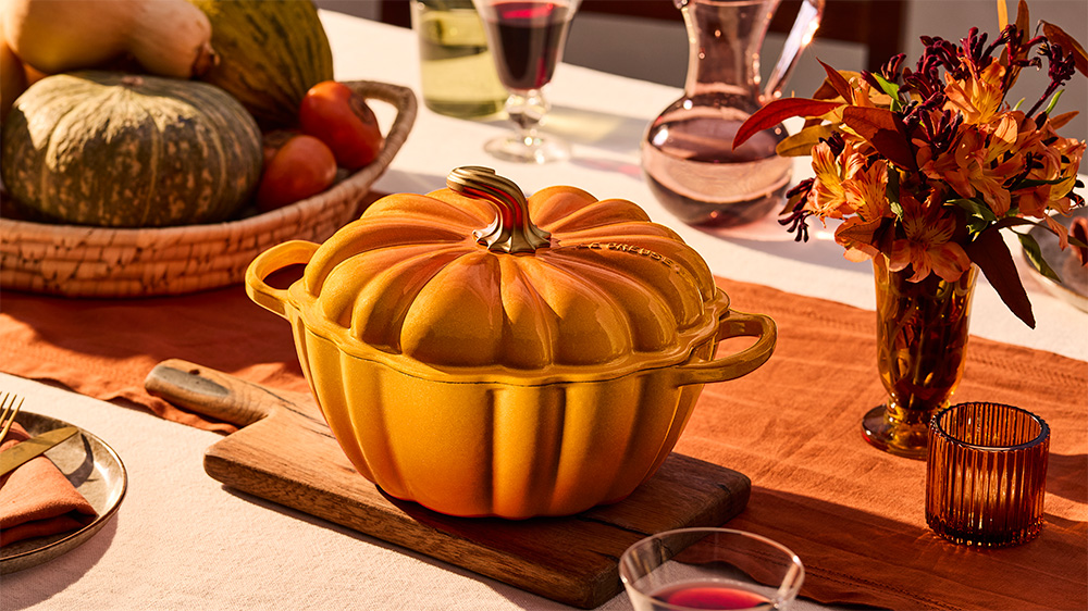 pumpkin cocotte in Persimmon