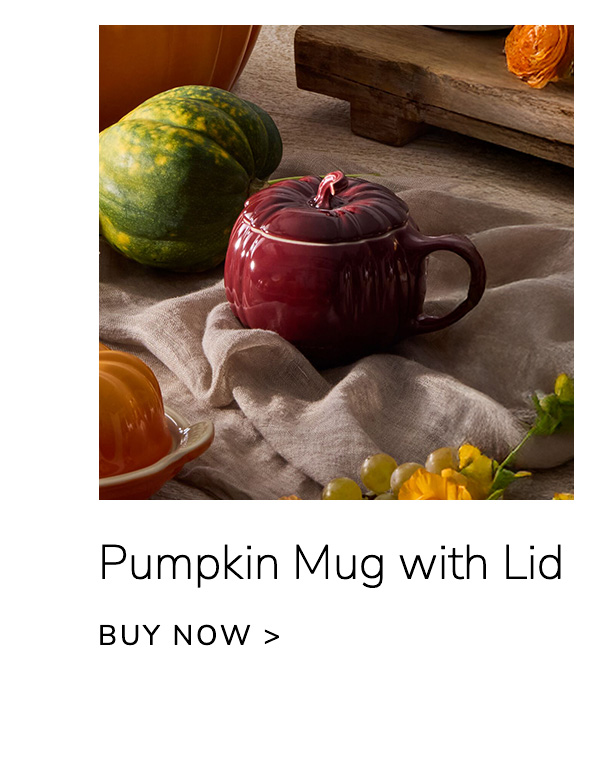 Pumpkin Mug with Lid - BUY NOW